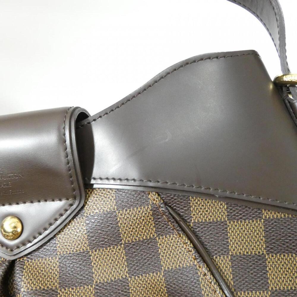 LOUIS VUITTON Authentic Brown Damier Shoulder Bag - Picture 5 of 7